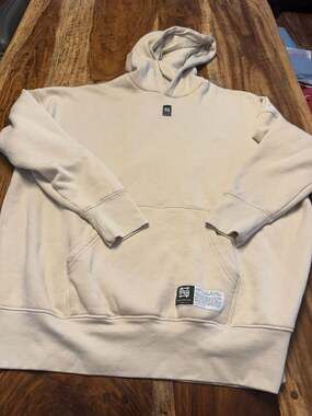 Flag Nor Fail 'I Shall Not' Cream Oversized Hoodie Size 2XL